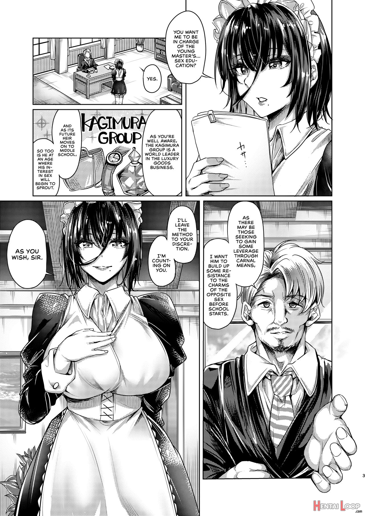 Shota To Maid. - A Young Boy And His Maid page 3