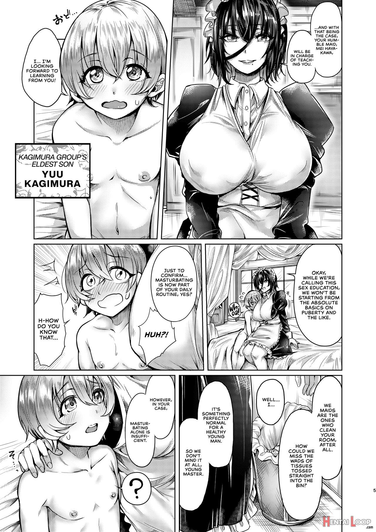 Shota To Maid. - A Young Boy And His Maid page 5