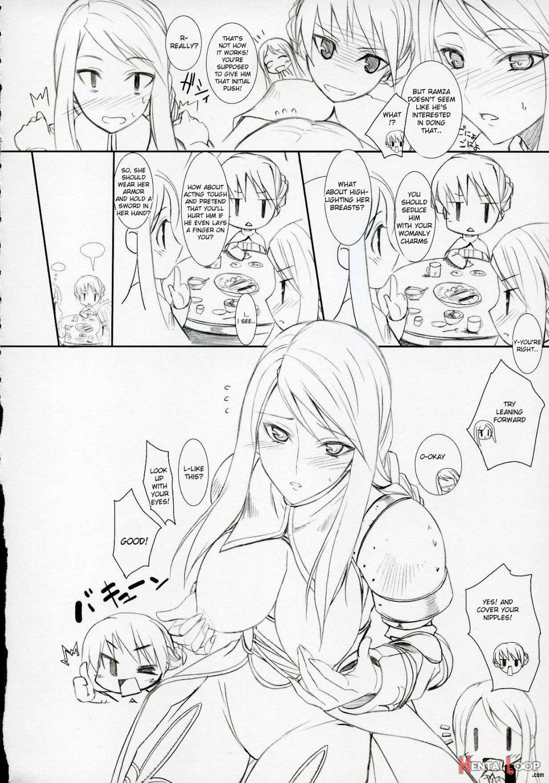 Agrias-san To Love Love Lesson page 5