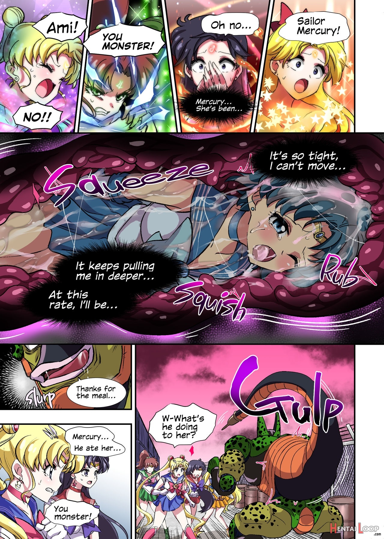 Cell's Perfect Meal: Sailor Moon V page 4