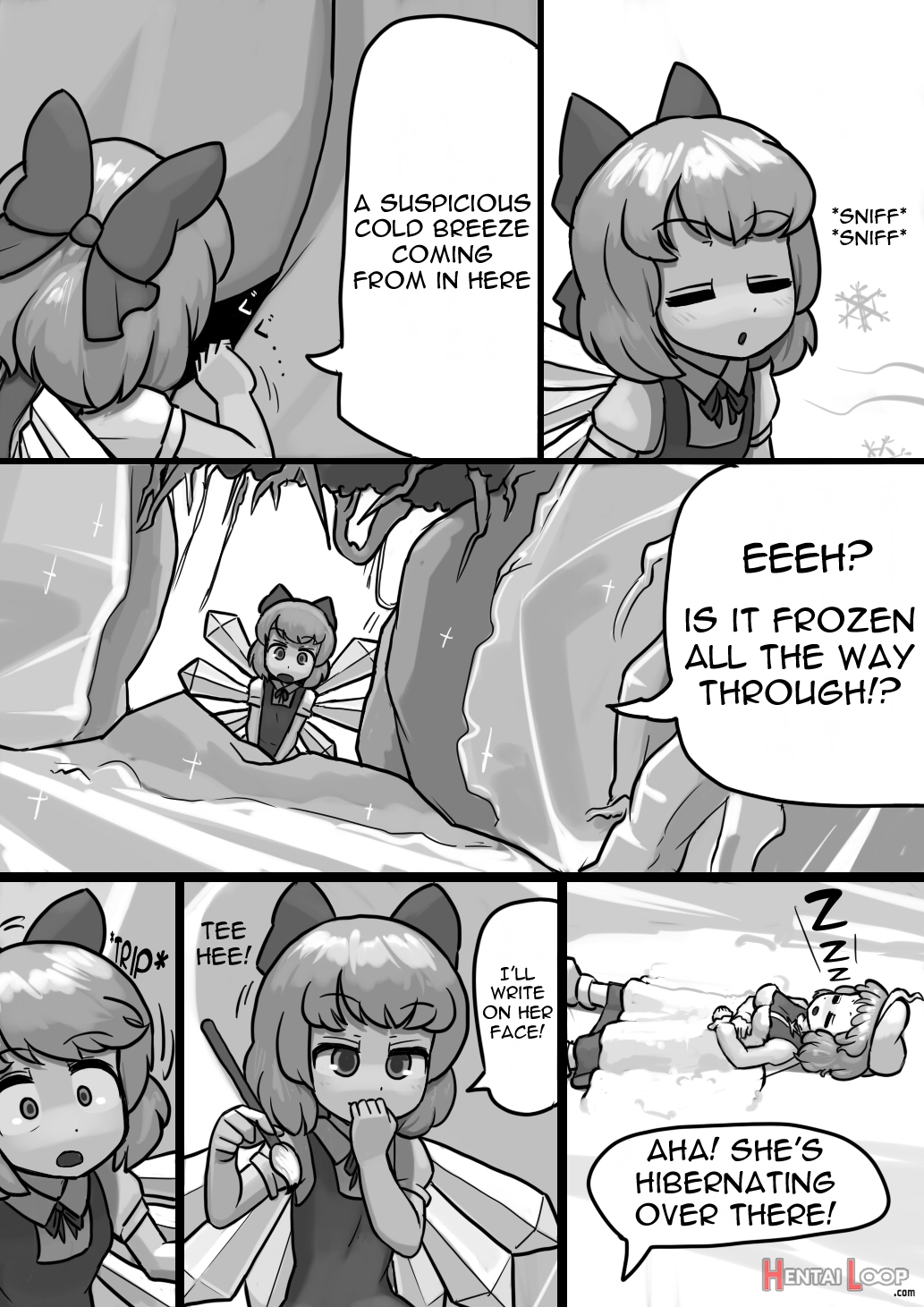 Chinko Cirno X Futsuu Letty No Suikan Manga page 3