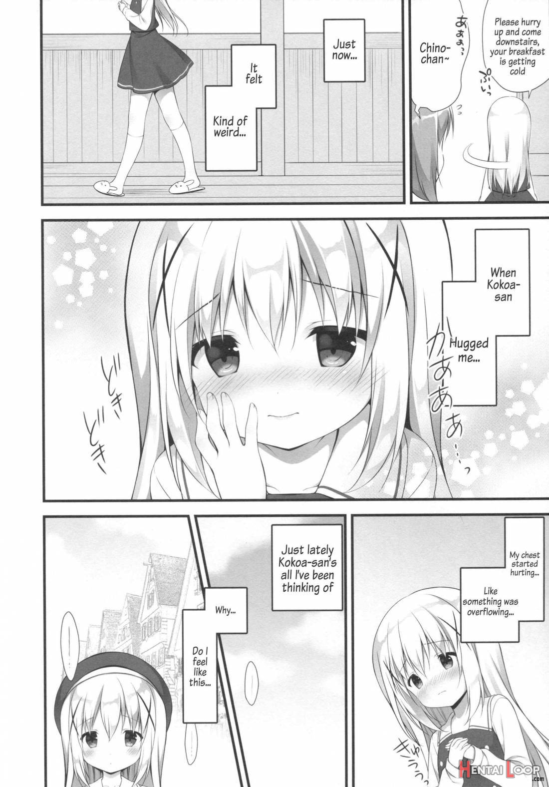 Chino-chan Wa Goshuushin ♡ page 3