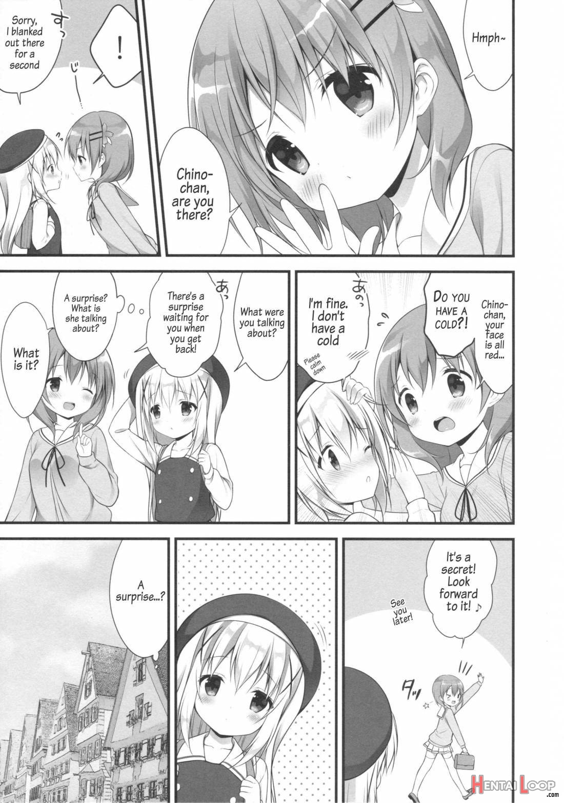 Chino-chan Wa Goshuushin ♡ page 4