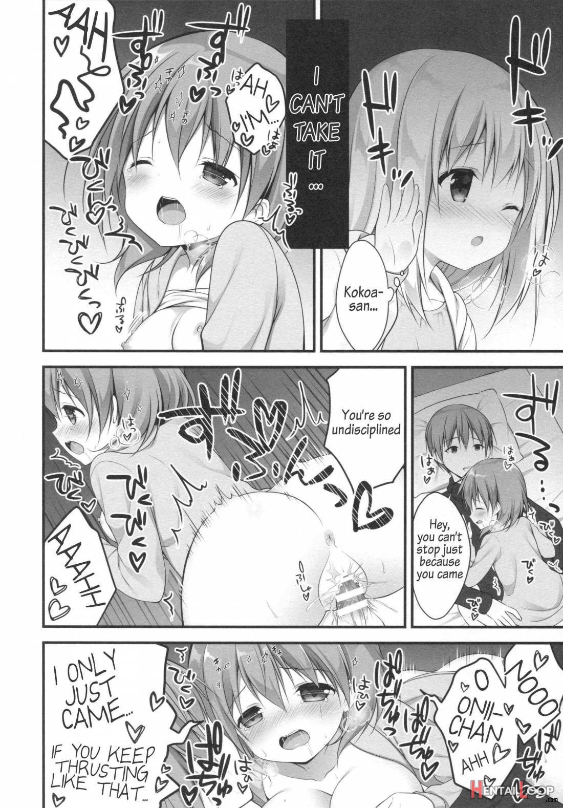 Chino-chan Wa Goshuushin ♡ page 9