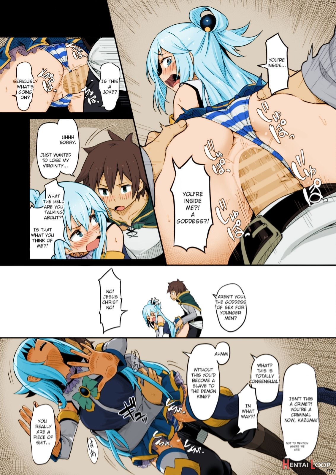 Damegami-sama Wa Nomisugi Ni Gochuui O! – Colorized page 8