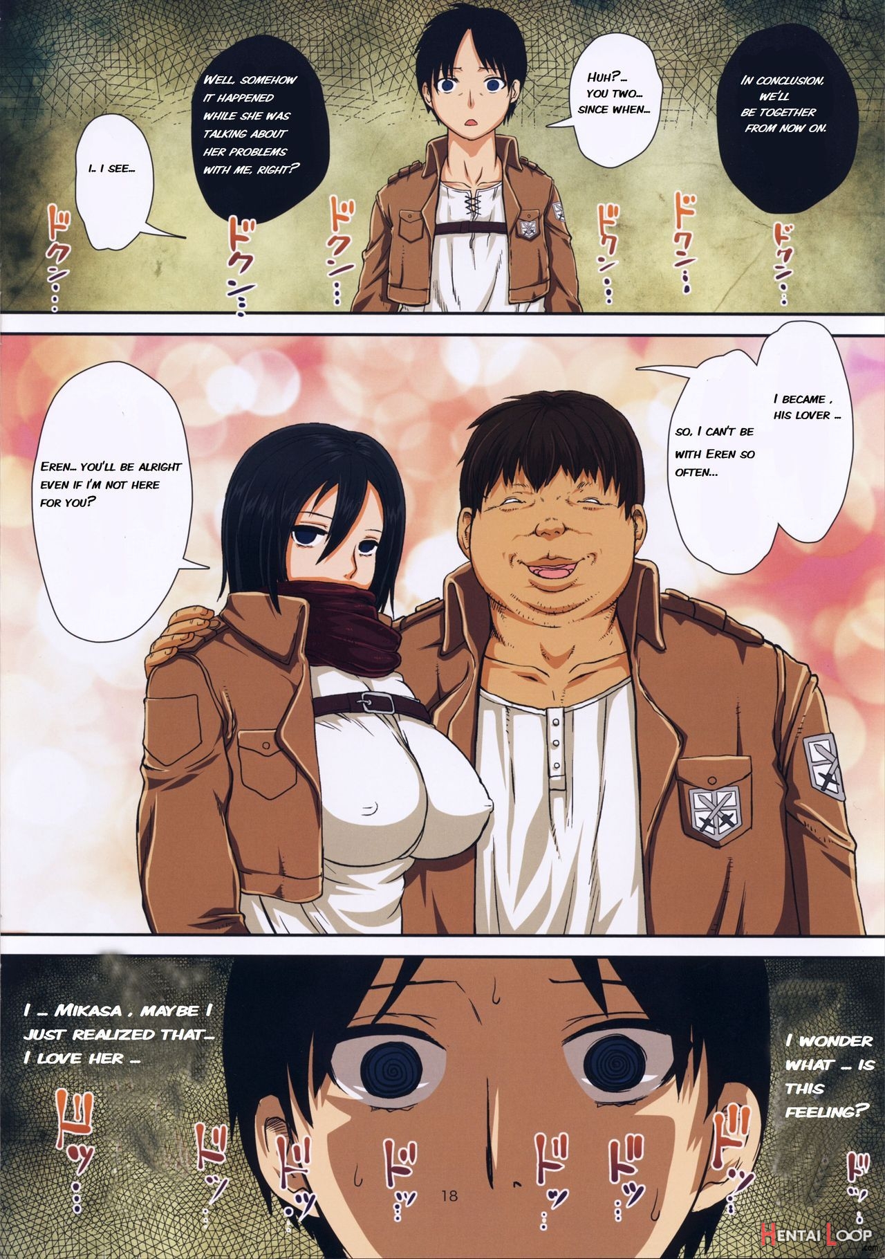 Fukkin Joshi Mikasa Ackerman Wa Taishuu Ga Ki Ni Naru Otoshi Goro. page 18