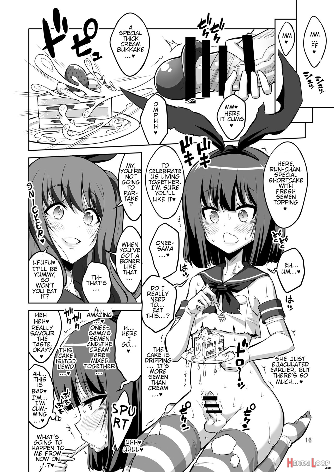 Futanari Onee-san X Trap: Reverse Anal Sex ♥ Girl Reduced To A Bitch page 15