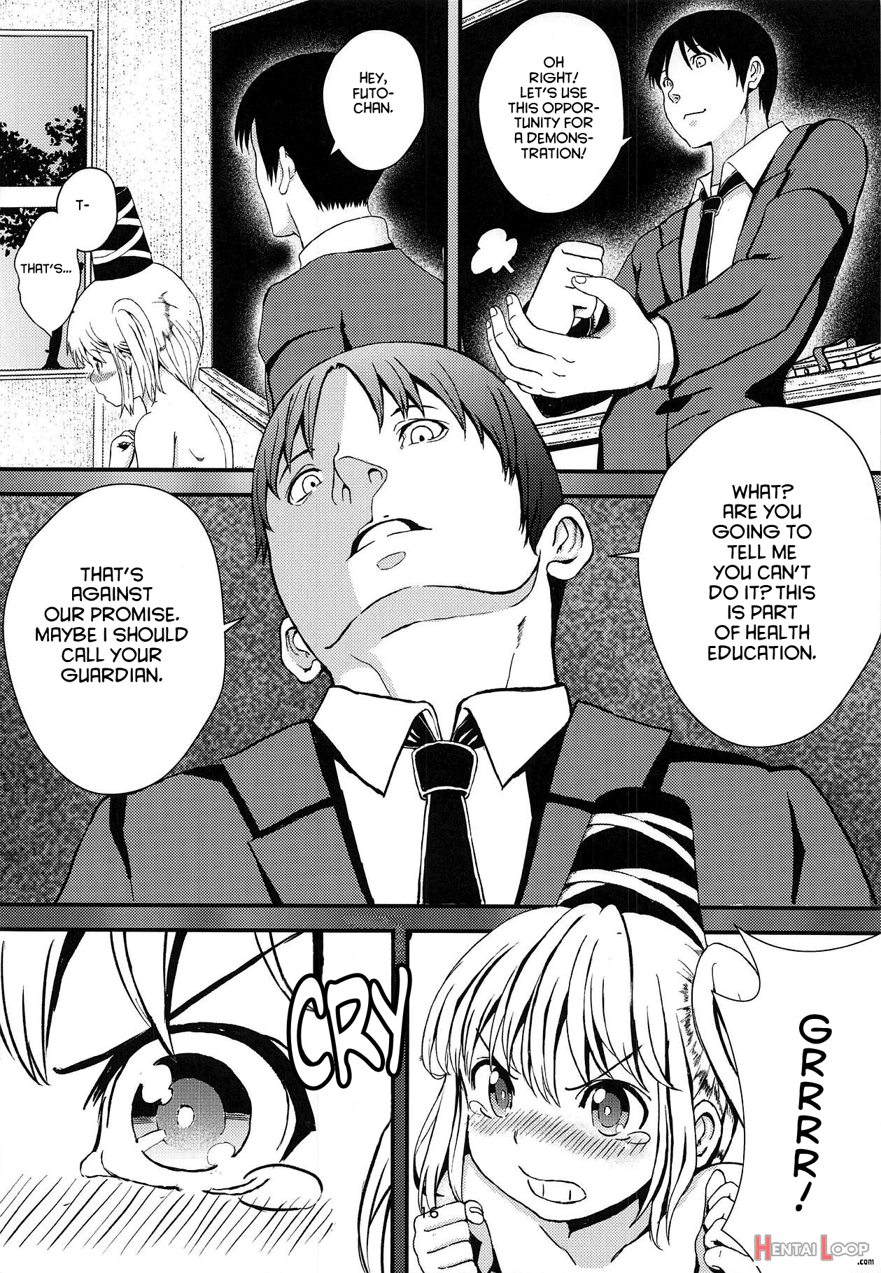 Futo-chan No! Hokentaiiku De Kikiippatsu!? page 14