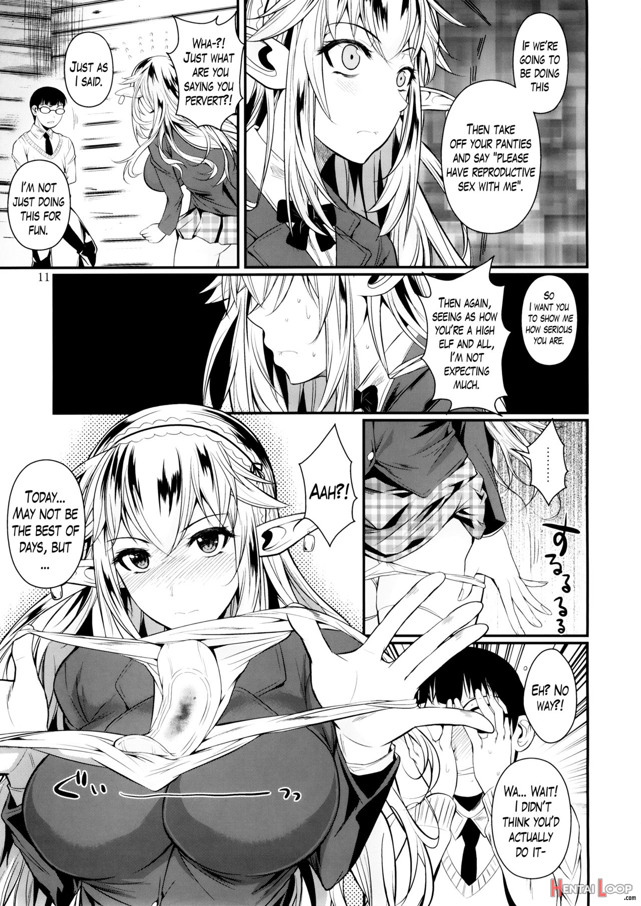 High Elf × High School – Decensored page 10