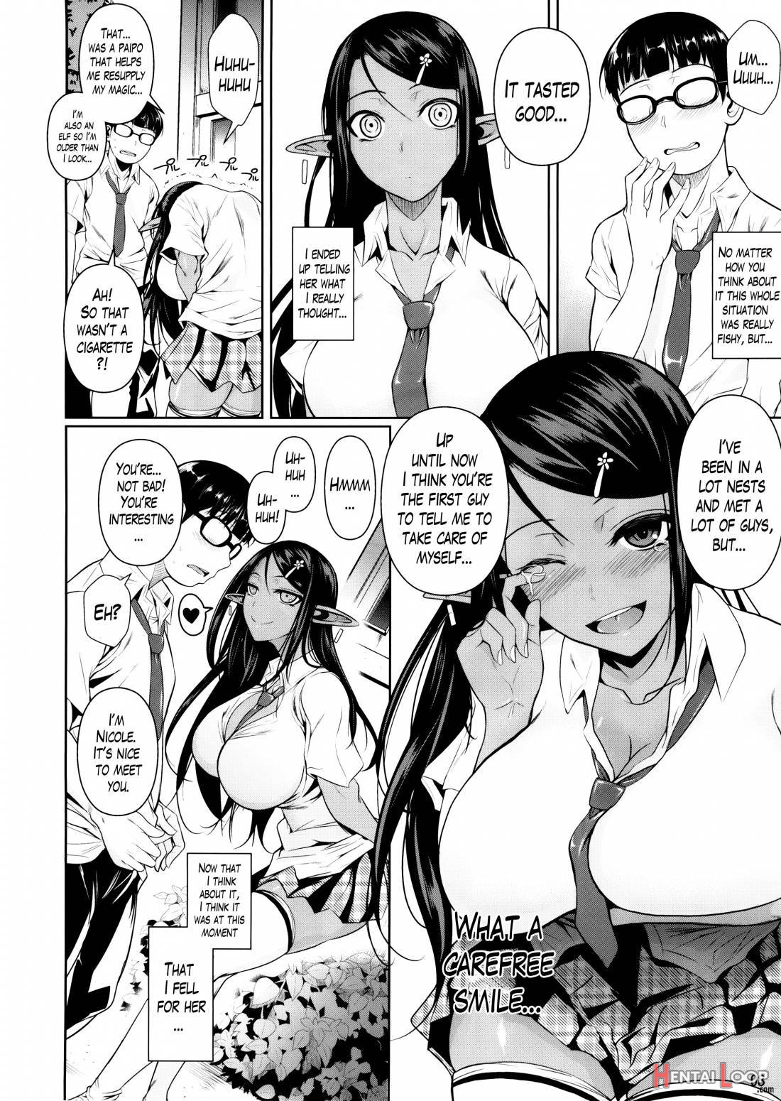 High Elf × High School Koku – Decensored page 9