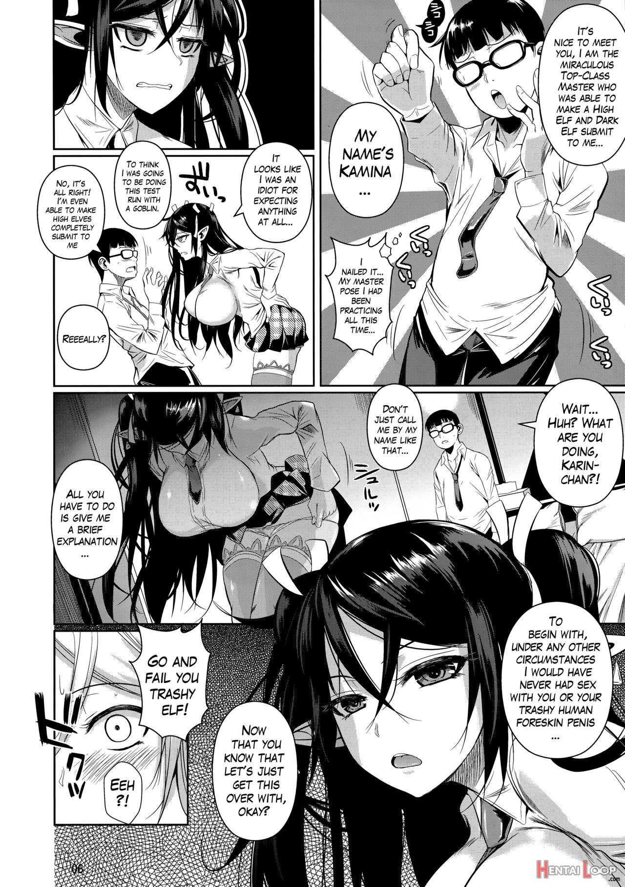 High Elf × High School Twintail – Decensored page 5