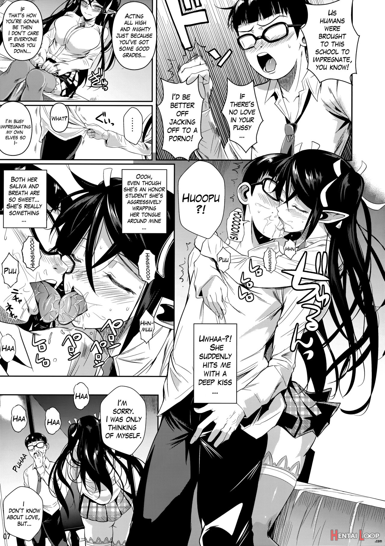 High Elf × High School Twintail – Decensored page 6
