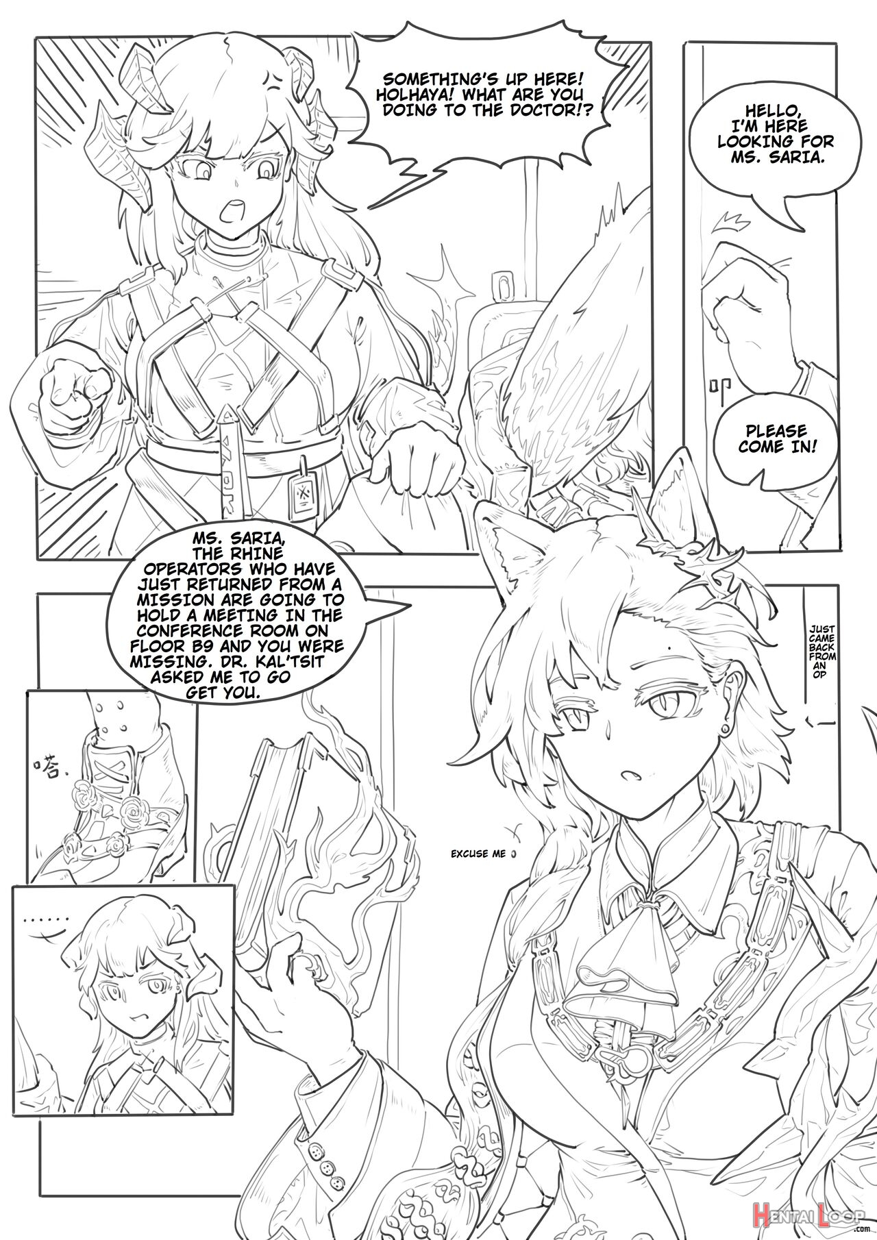 Holhaya And The Doctor's Caressing Routine [english) page 10