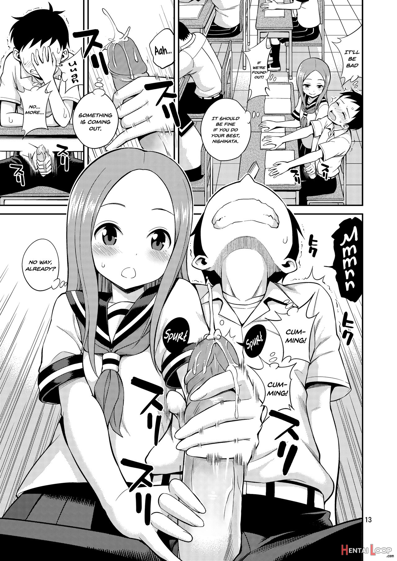 Ijikuri Jouzu No Takagi-san – Decensored page 11