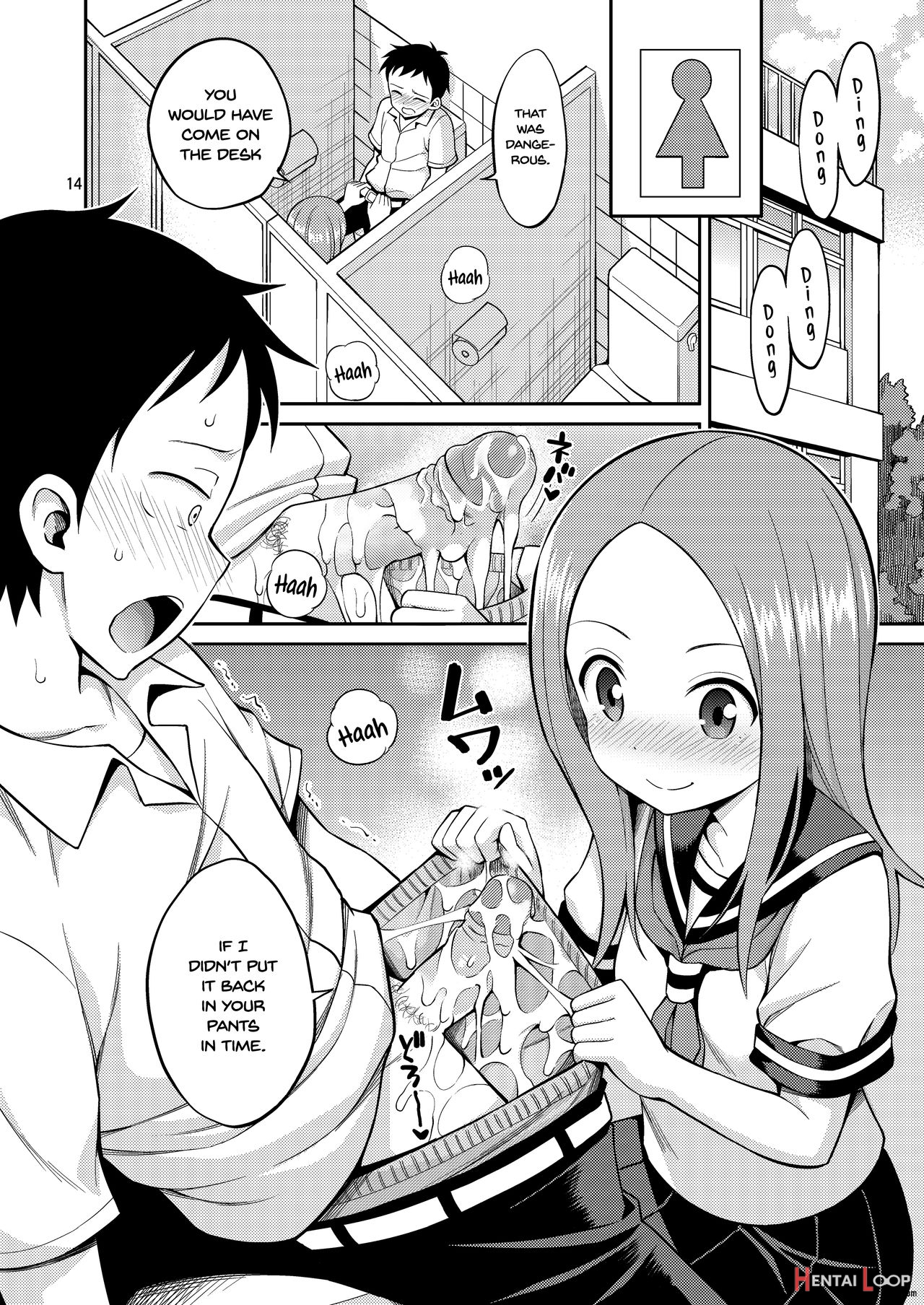 Ijikuri Jouzu No Takagi-san – Decensored page 12