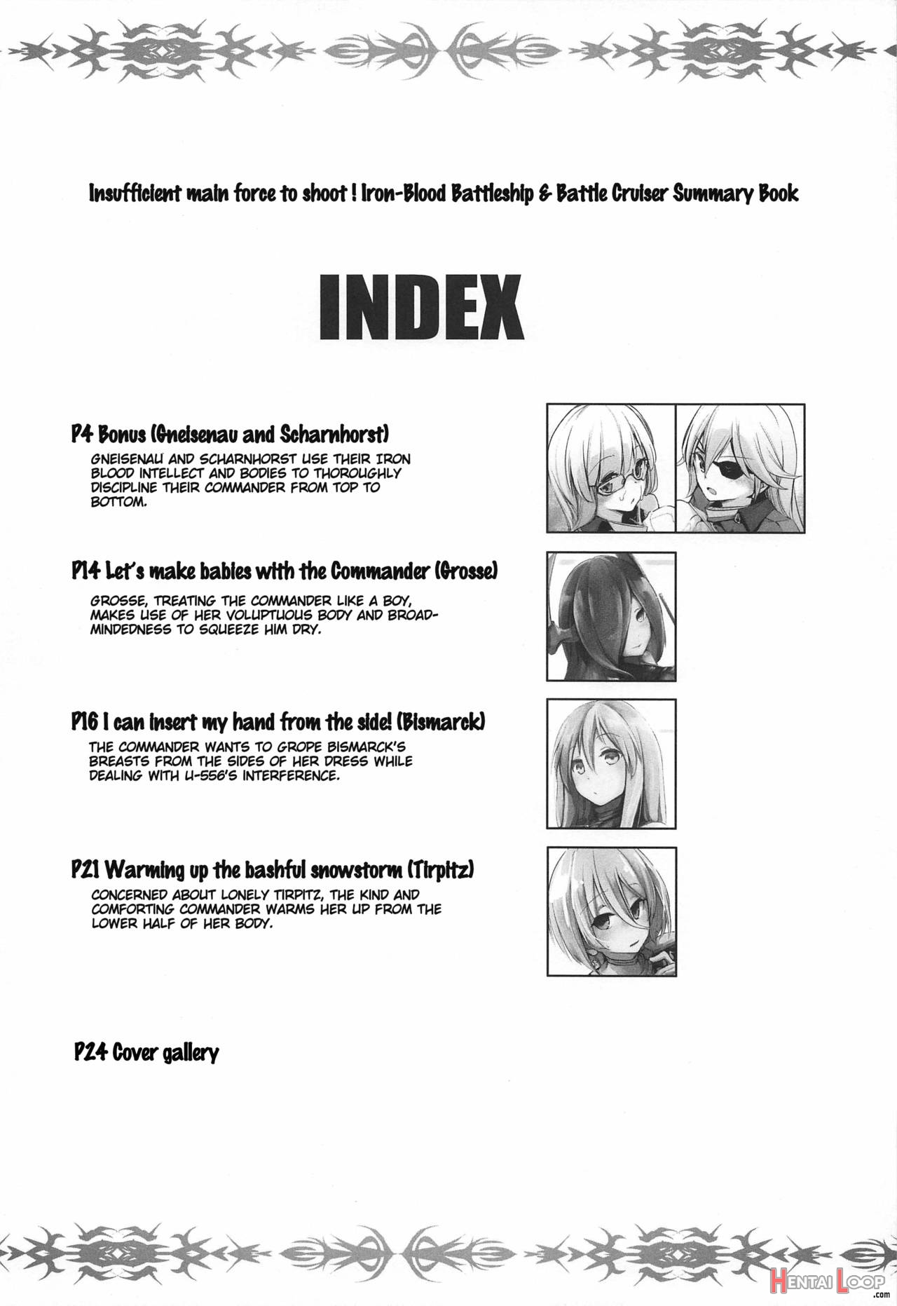 Insufficient Main Force To Shoot ! Iron-blood Battleship And Battle Cruiser Summary Book page 3