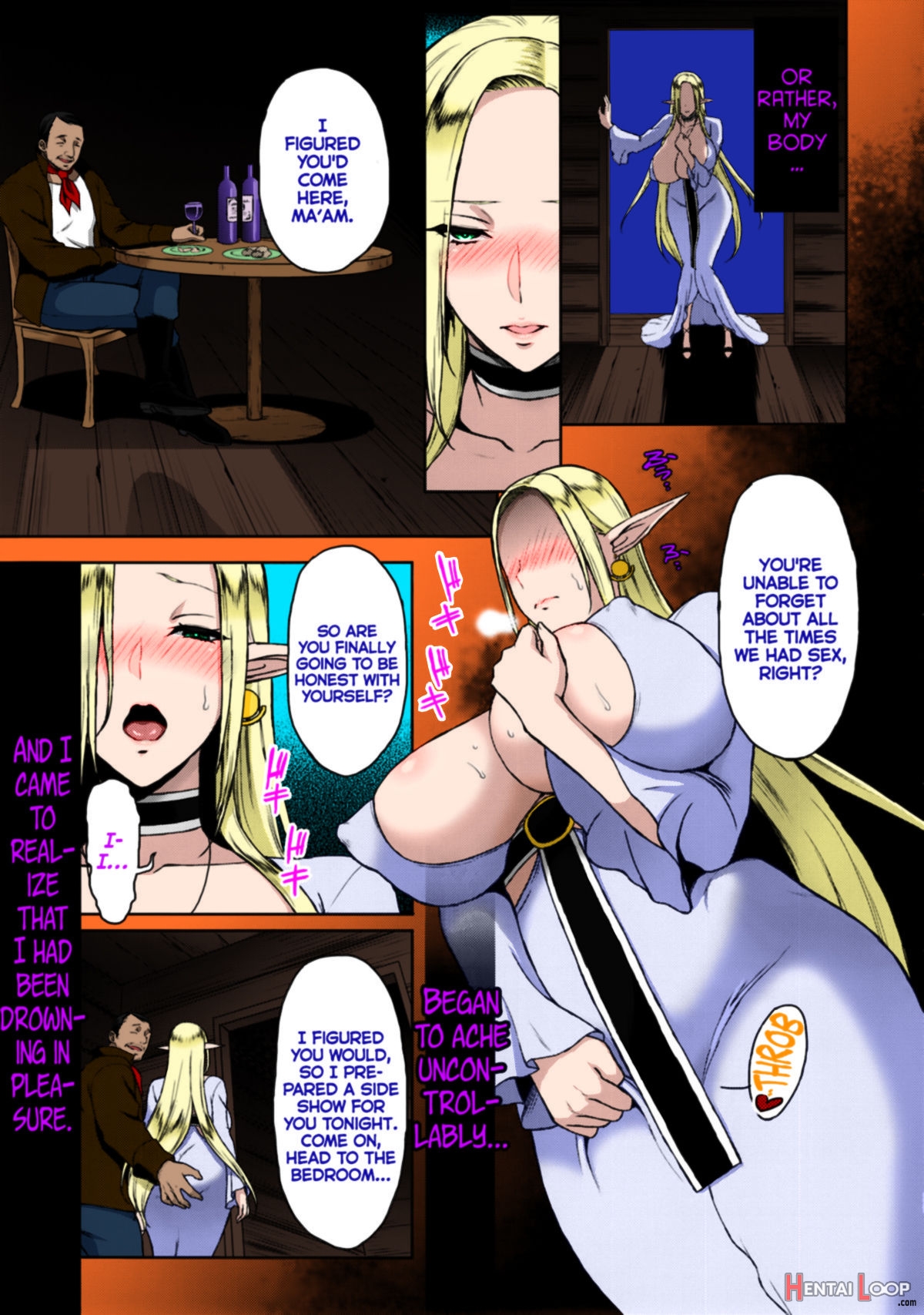 Kaihana - Ochita Elf Tsuma Colorized page 29