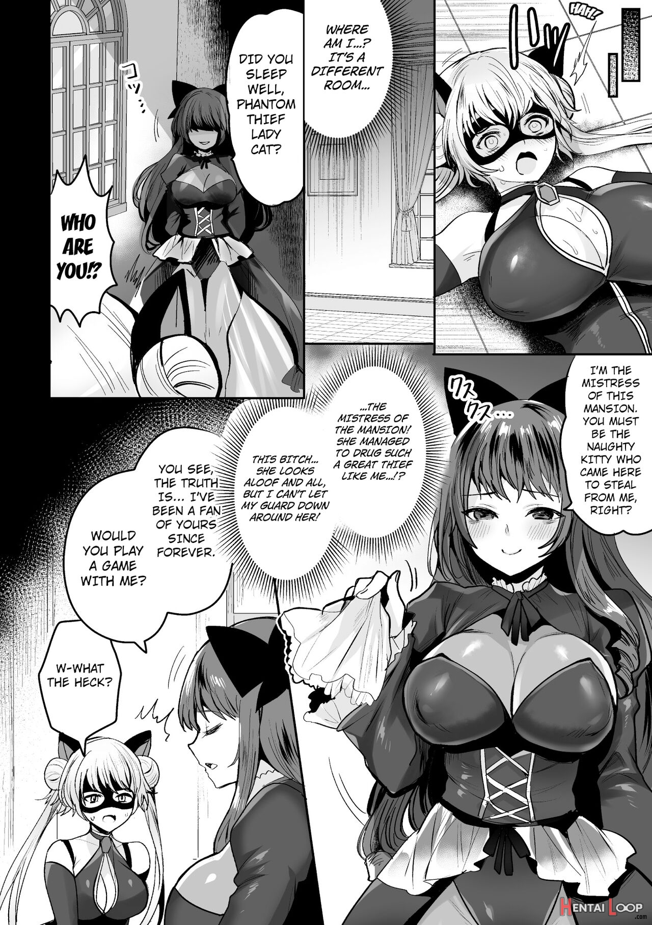 Kaitou Lady Cat ~shokushukan To Onna Shujin No Inbou~ page 4