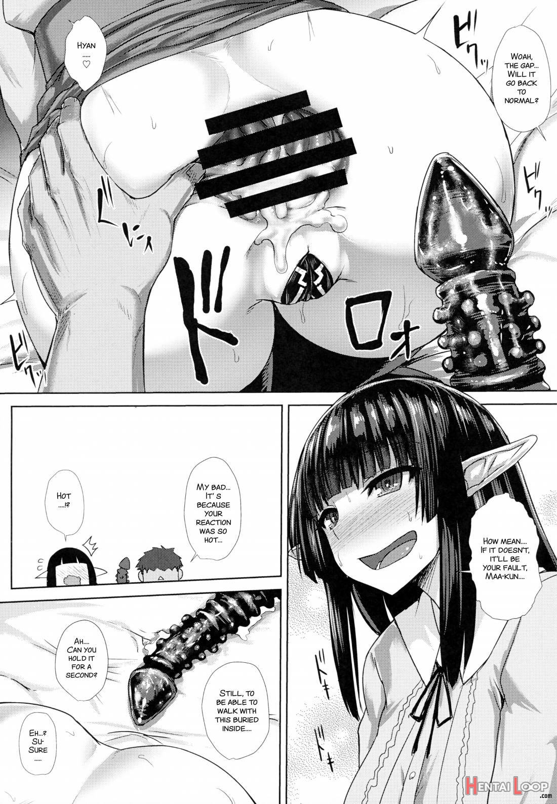 Kanojo (elf) No Shiri No Ana Ga Gabagaba Na Riyuu page 12