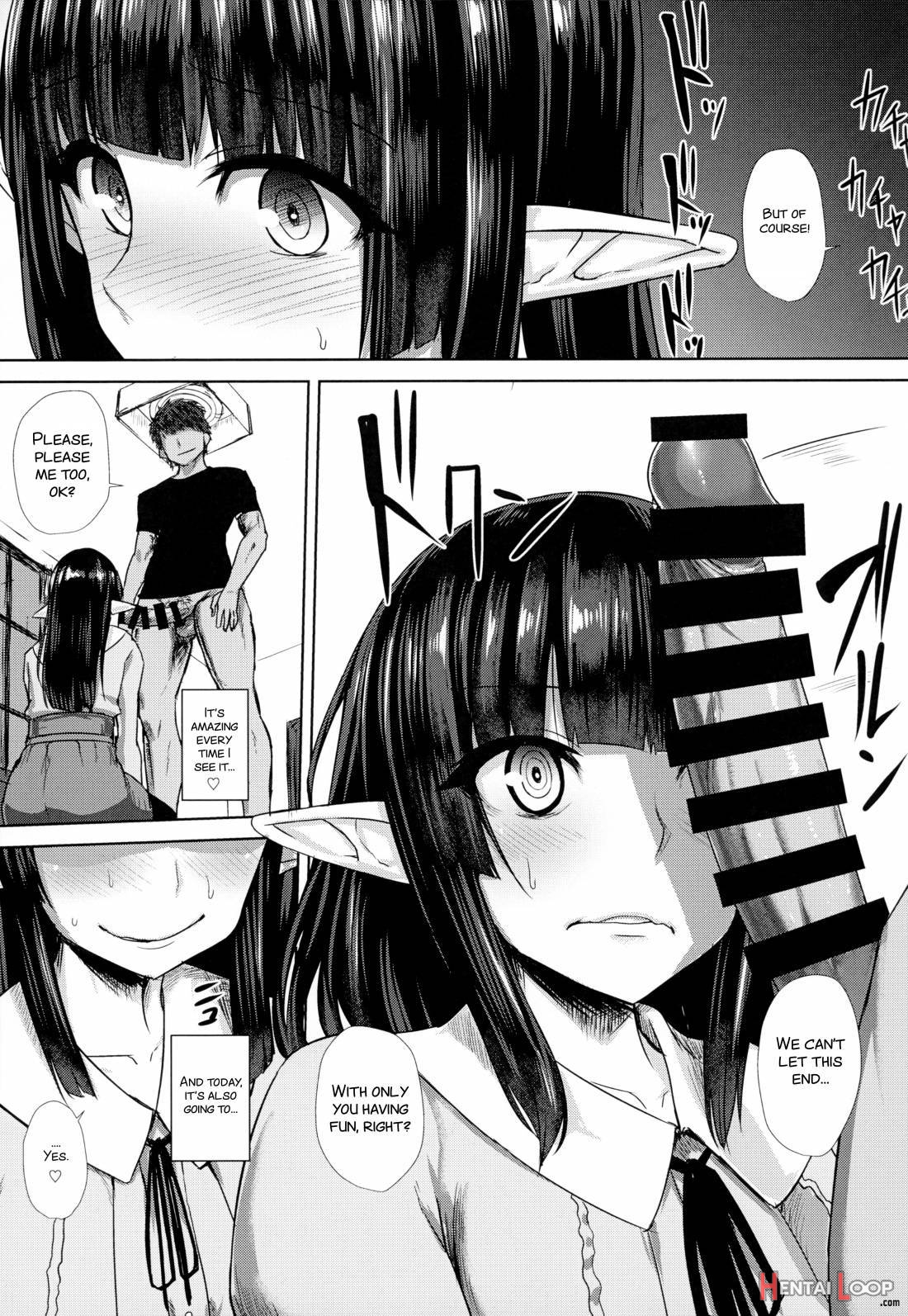 Kanojo (elf) No Shiri No Ana Ga Gabagaba Na Riyuu page 14