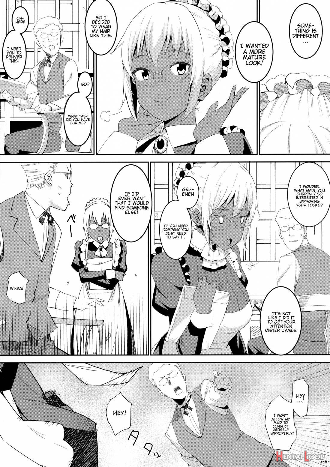 Kasshoku Kokumaro Funnyuu Maid Stardust · Genius page 4