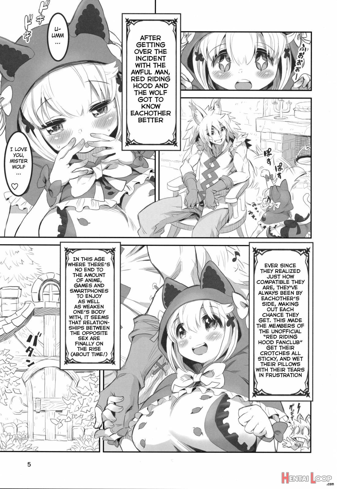 Kemomimi Douwashuu Akazukin-chan page 4