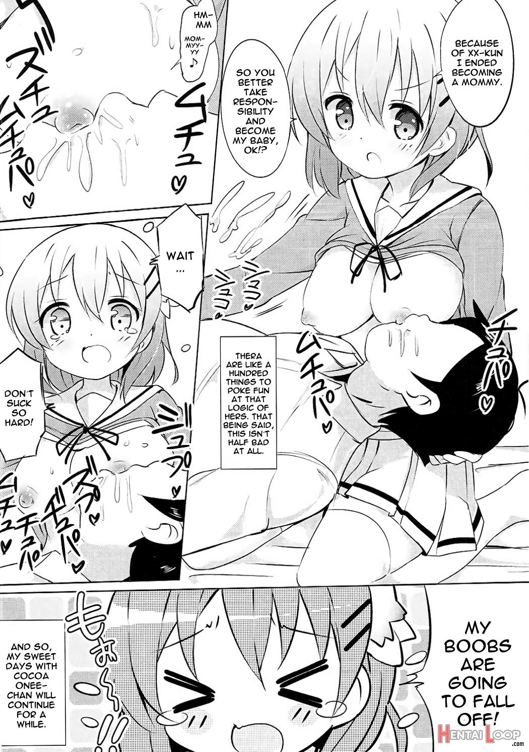 Kokoa Onee-chan Is In The Seat Next To Me page 16