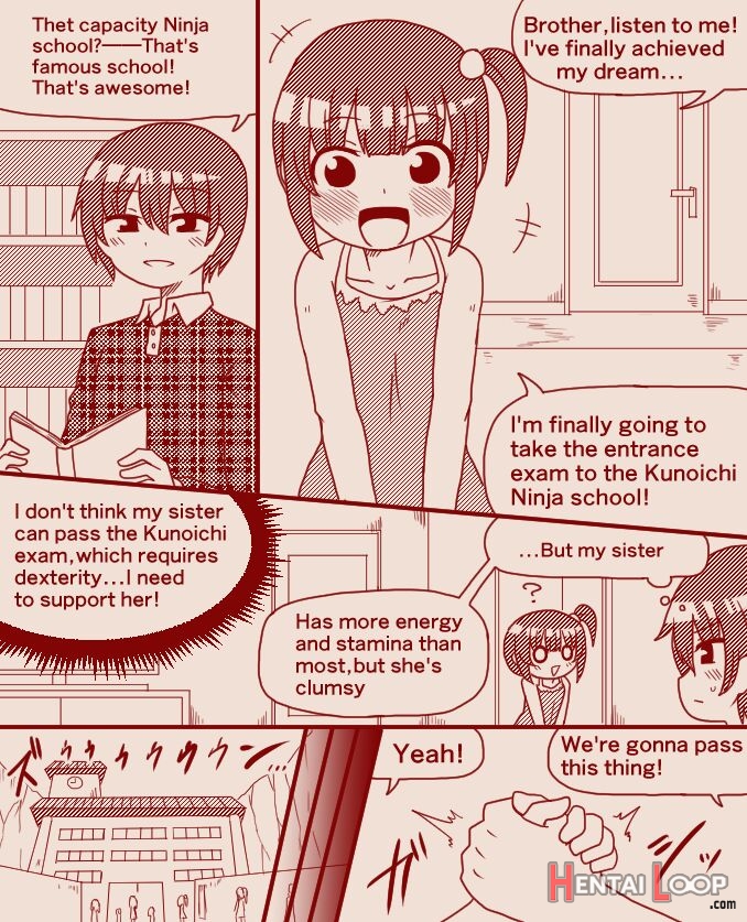 Kunoichi Ninja School Entrance Exam page 1