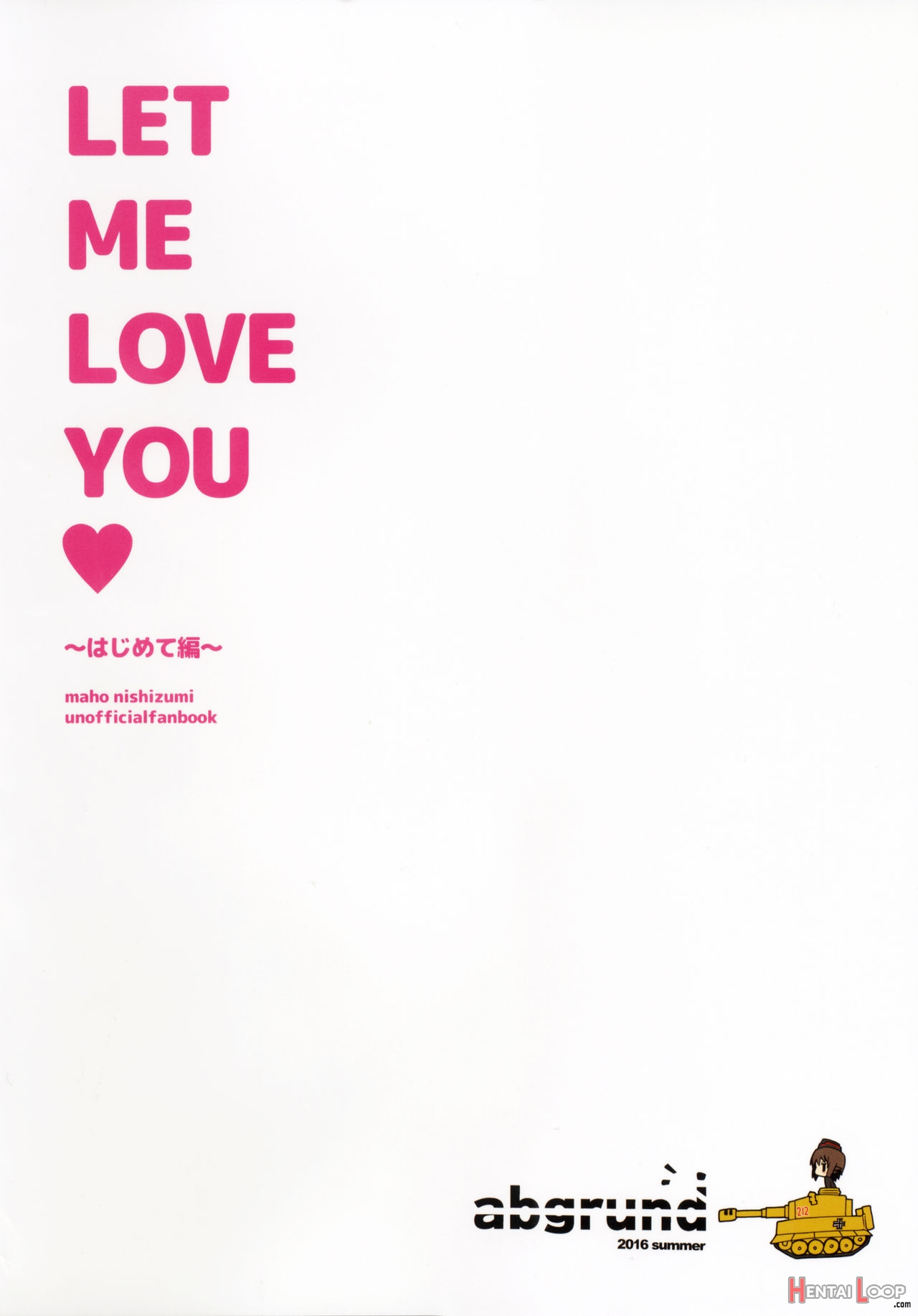 Let Me Love You Hajimete Hen page 34