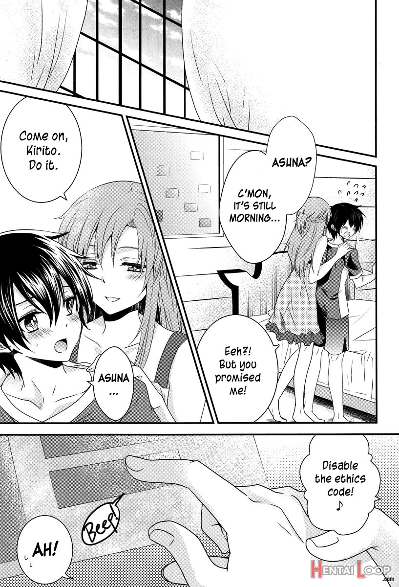 Lovestruck Asuna Really Wants To Tease Kirito Every Time She Sees Him page 3