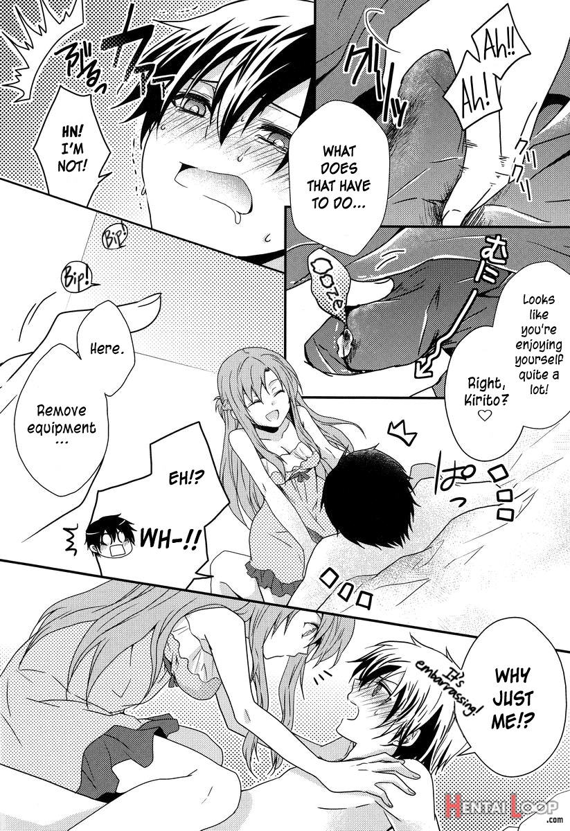 Lovestruck Asuna Really Wants To Tease Kirito Every Time She Sees Him page 6