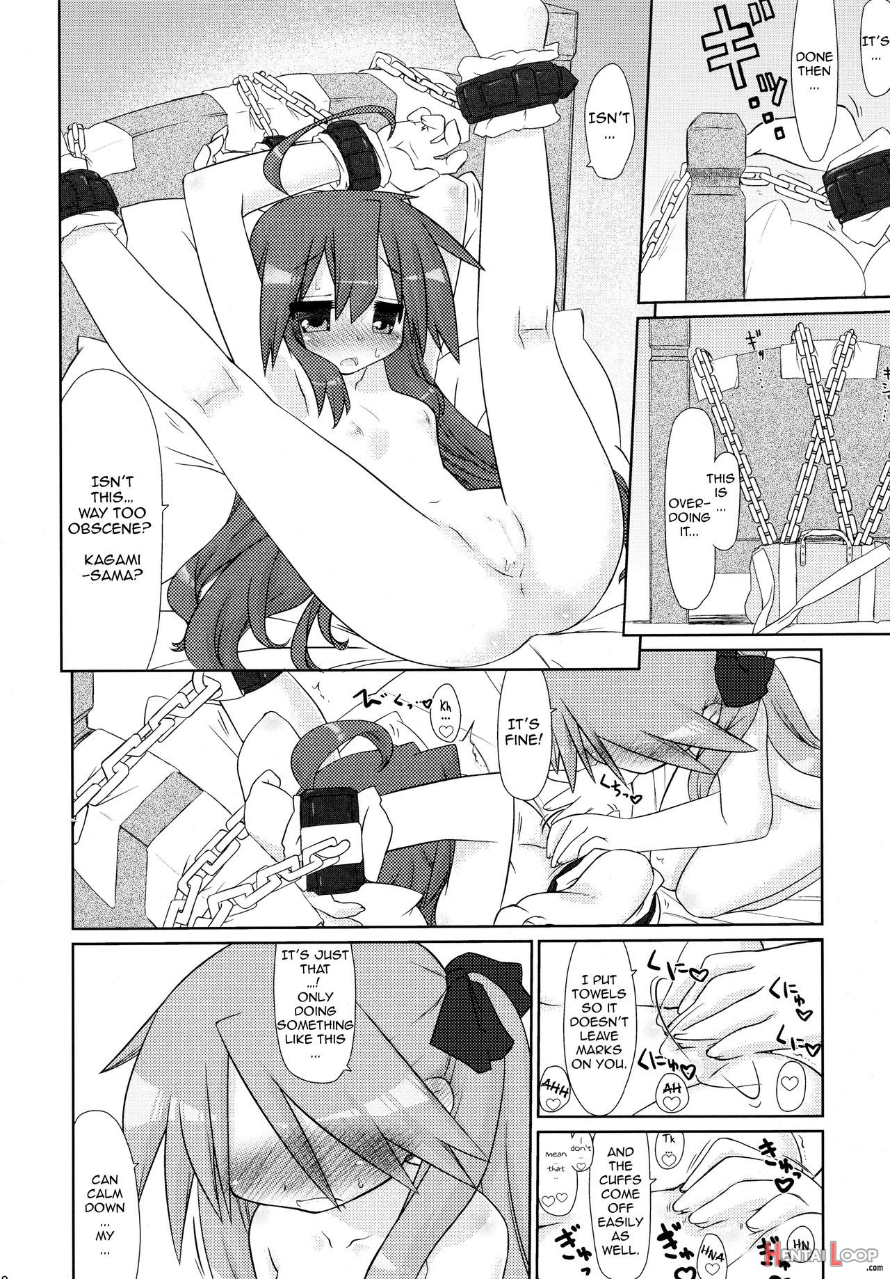 Meanie Kagami. Teased Konata. page 18