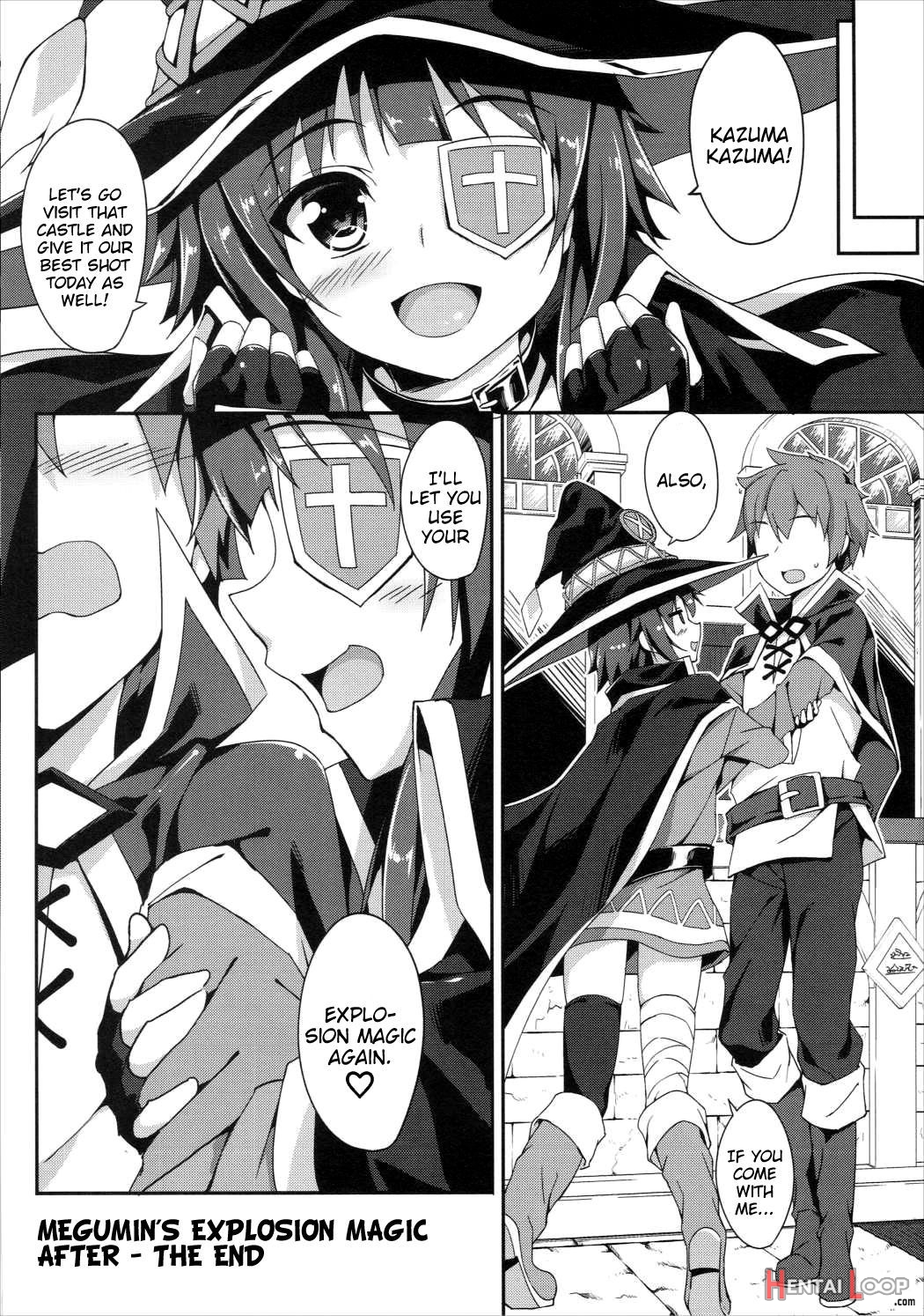 Megumin's Explosion Magic After page 19