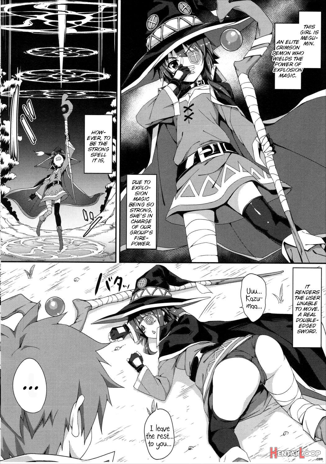 Megumin's Explosion Magic After page 5