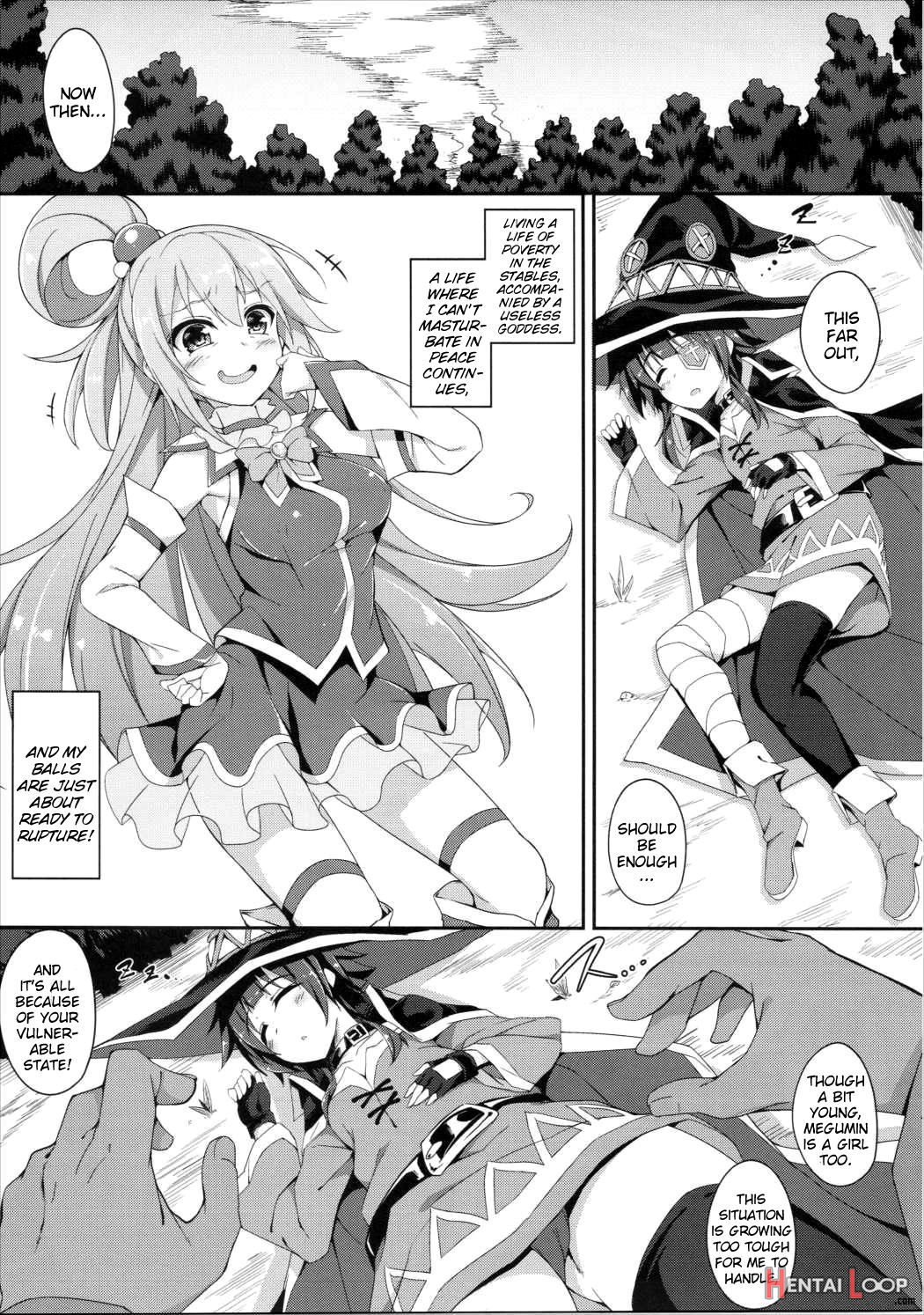 Megumin's Explosion Magic After page 6