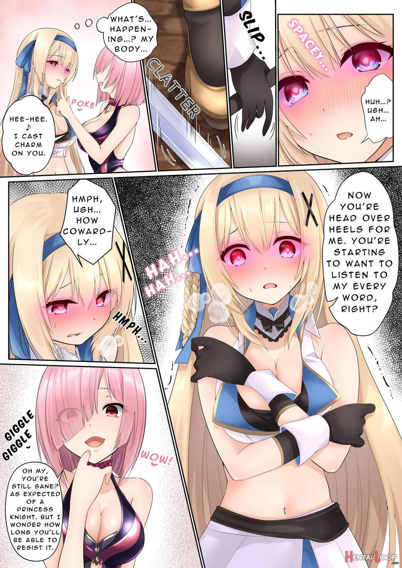 Misty Magic ―princess Knightess Enthralled By A Futanari Spell― page 6