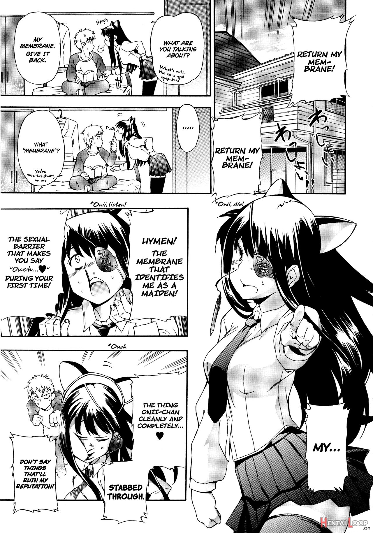 My Fucked-in-the-head Younger Sister Comes In, Wearing Cat Ears And An Eyepatch page 3
