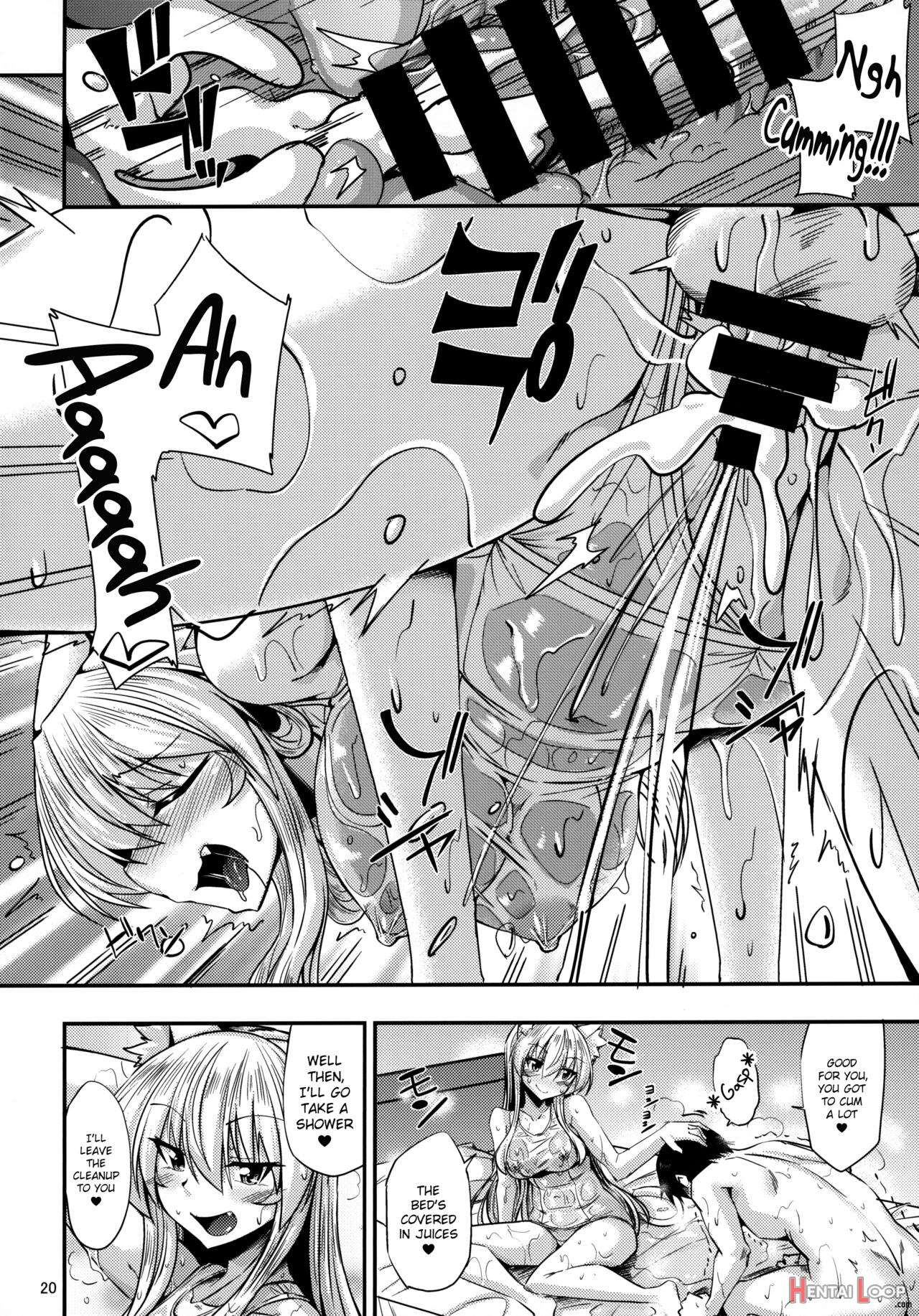 Nekomimi Onee-san To Shiro Suku Sukesuke Nyannyan page 21