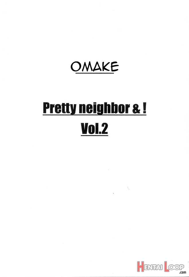 Omake Pretty Neighbor&! Love² Mode? + Vol.2 page 8