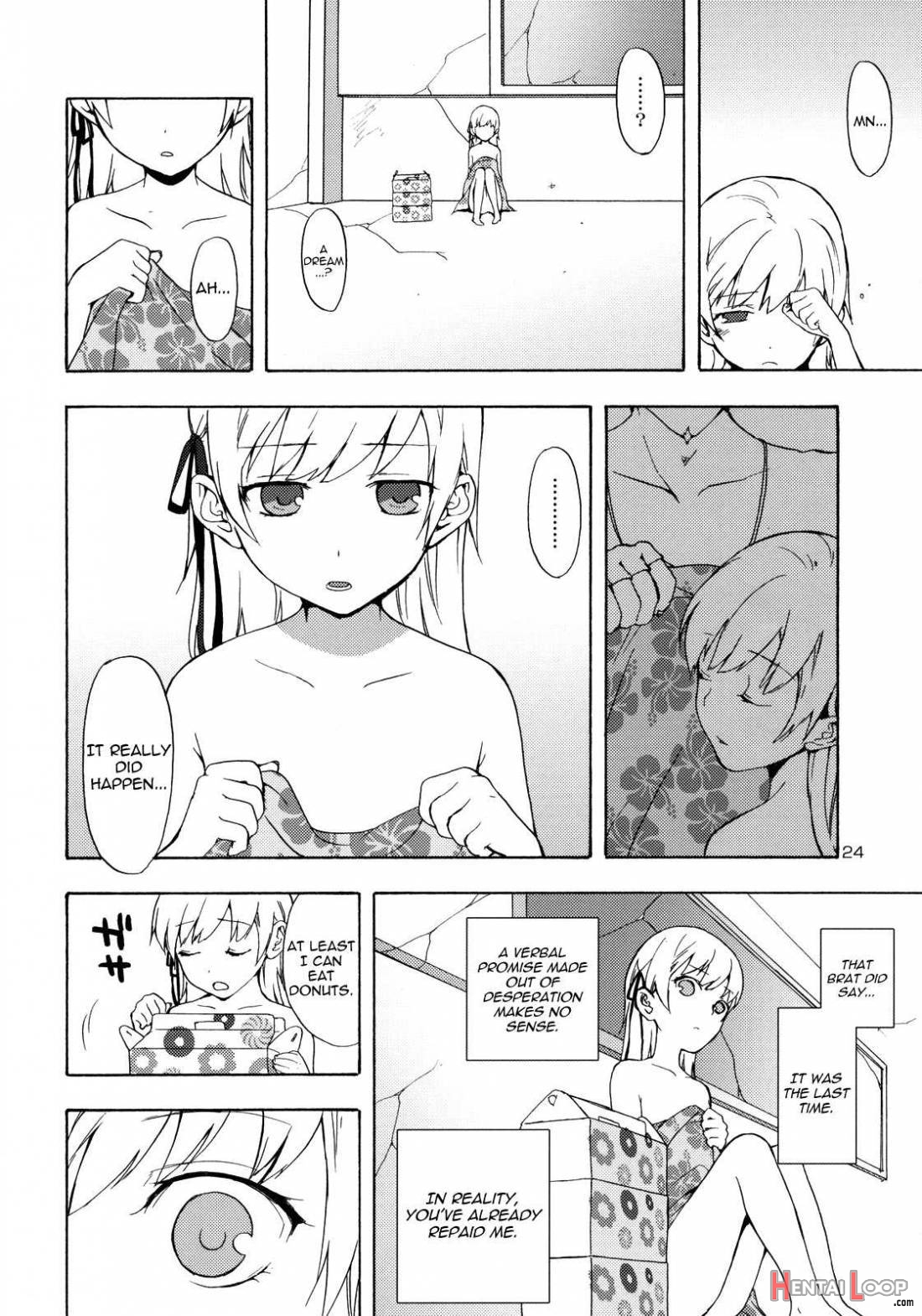 Oshino-san-chi No Shinobu-chan. Doughnut Hen page 23