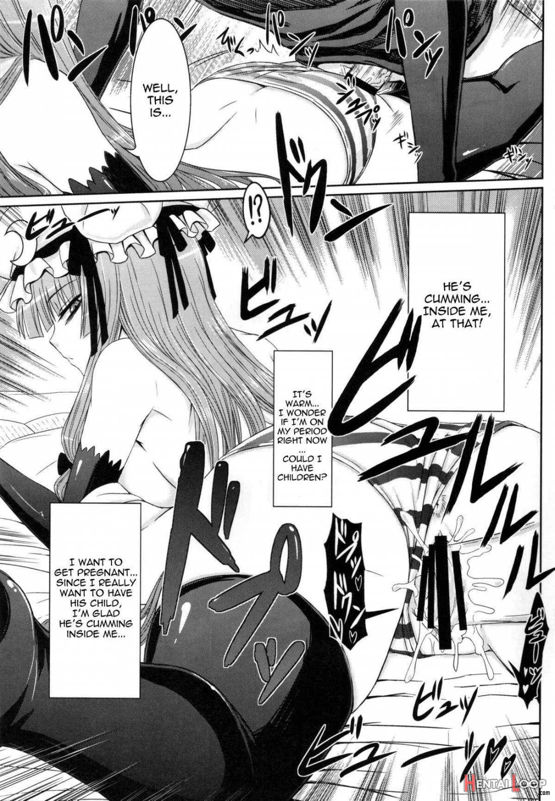 Patchouli To Ashi Bakari No Doujin page 9