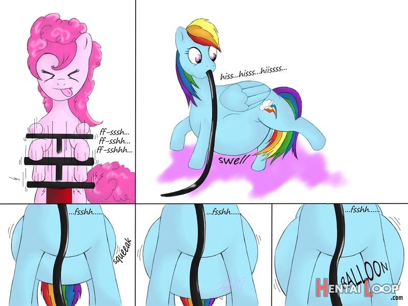 Rainbow Dash Belly Inflation page 2