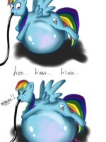 Rainbow Dash Belly Inflation page 3