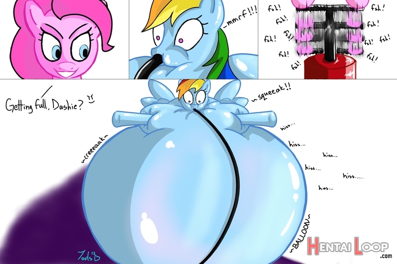 Rainbow Dash Belly Inflation page 4
