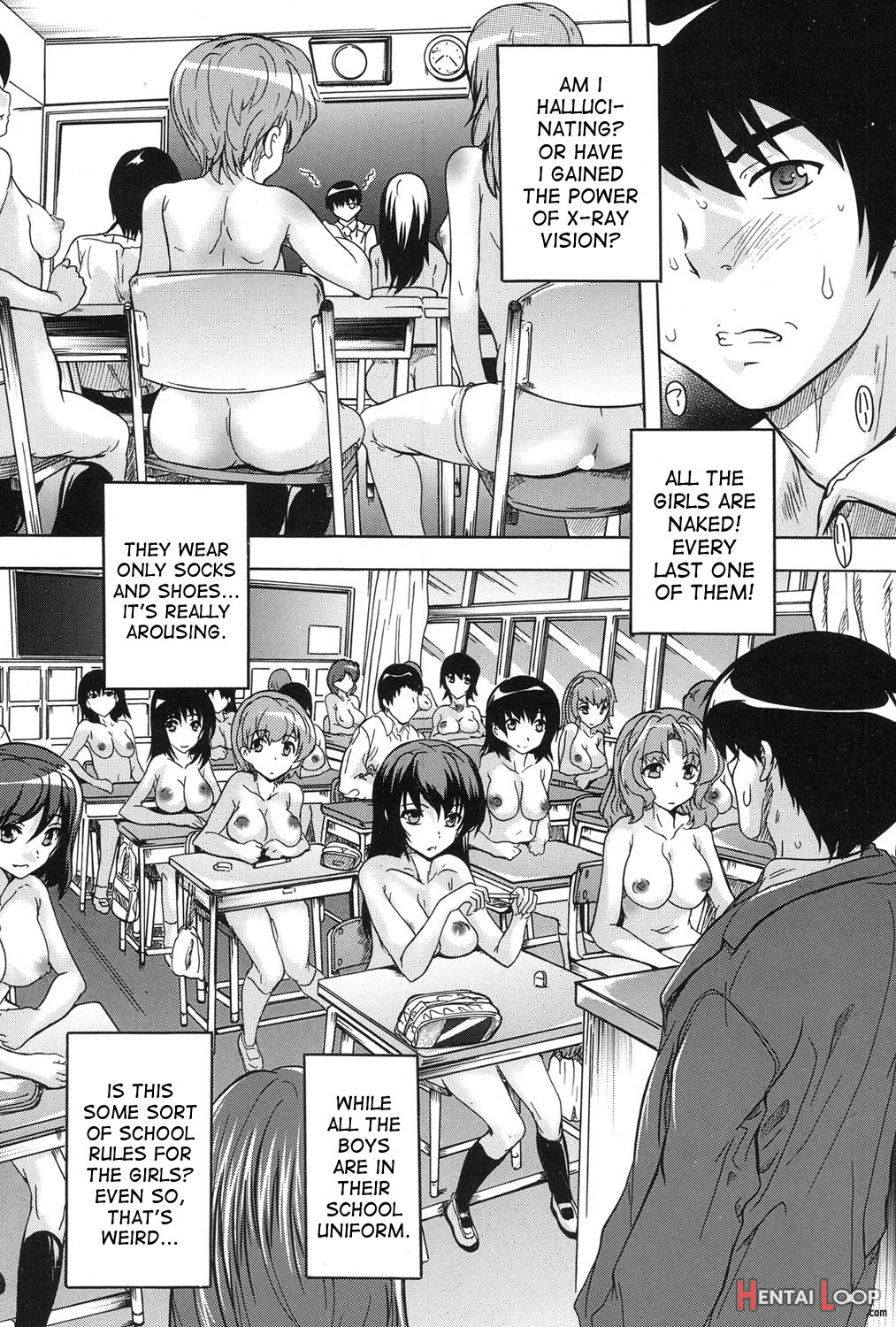 Saimin! Zenra Gakuenï½œhypnotism! Nude Girls School Ch. 1 page 8