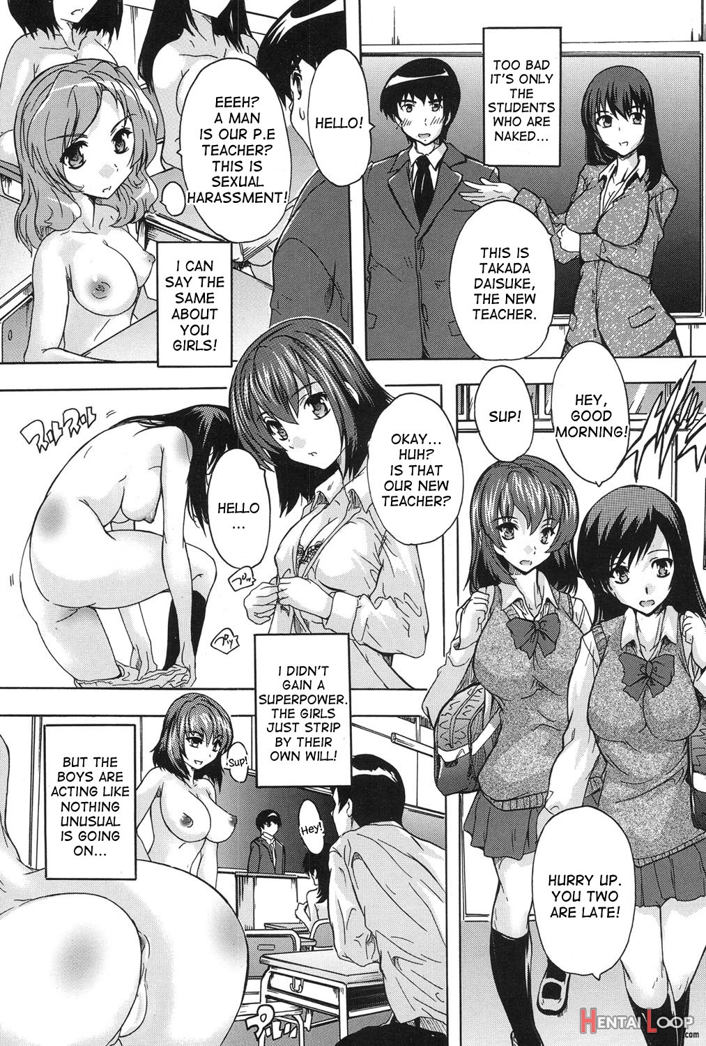 Saimin! Zenra Gakuenï½œhypnotism! Nude Girls School Ch. 1 page 9