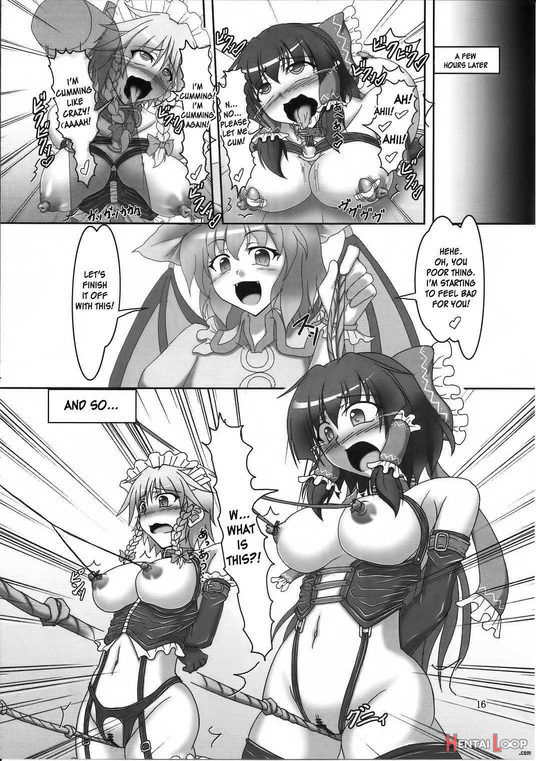 Sakuya To Reimu No Bondage De Ikou!! page 14