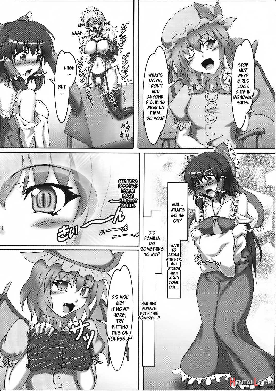 Sakuya To Reimu No Bondage De Ikou!! page 9