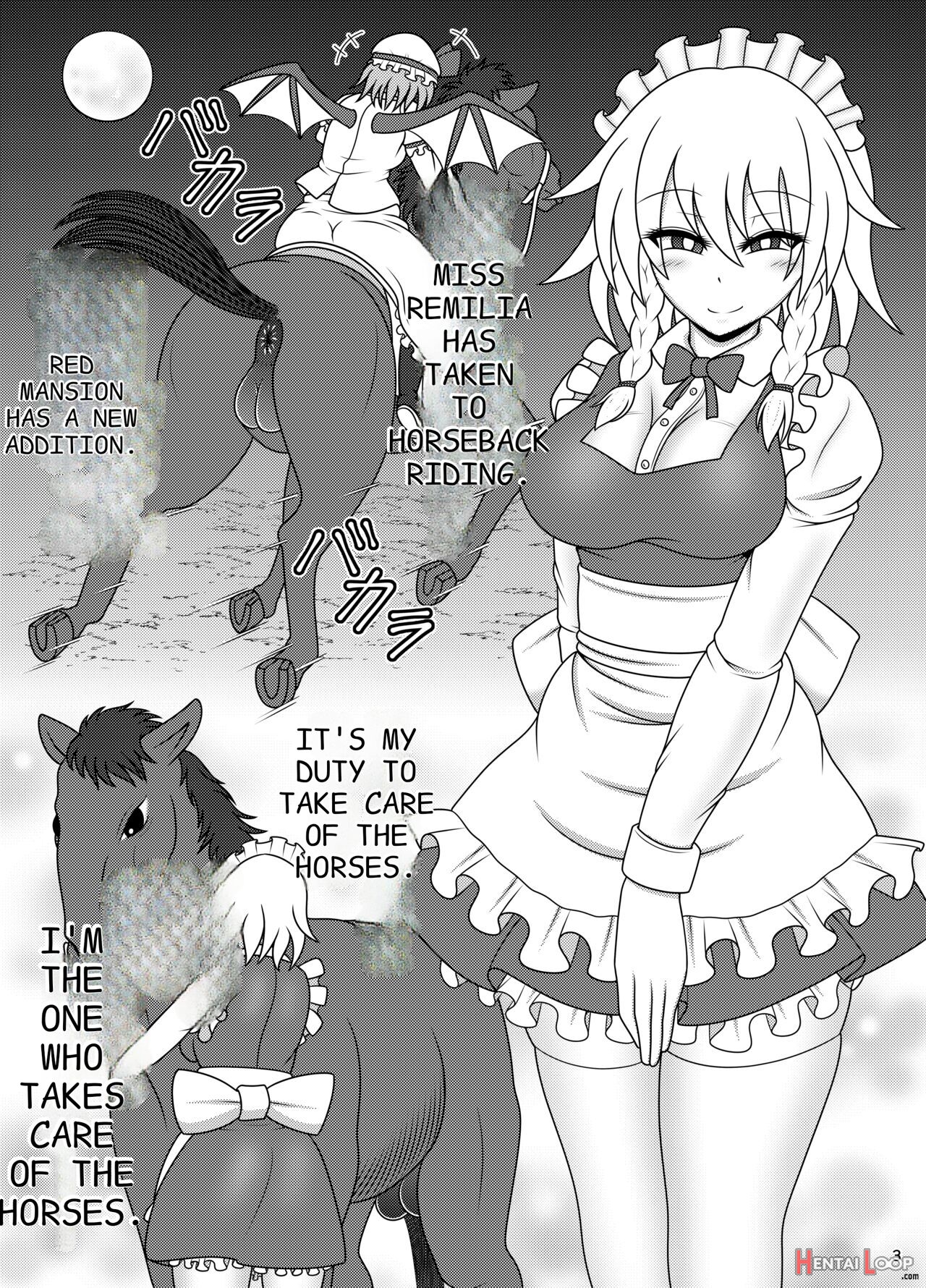 Sakuya's Horse Dick Service page 3