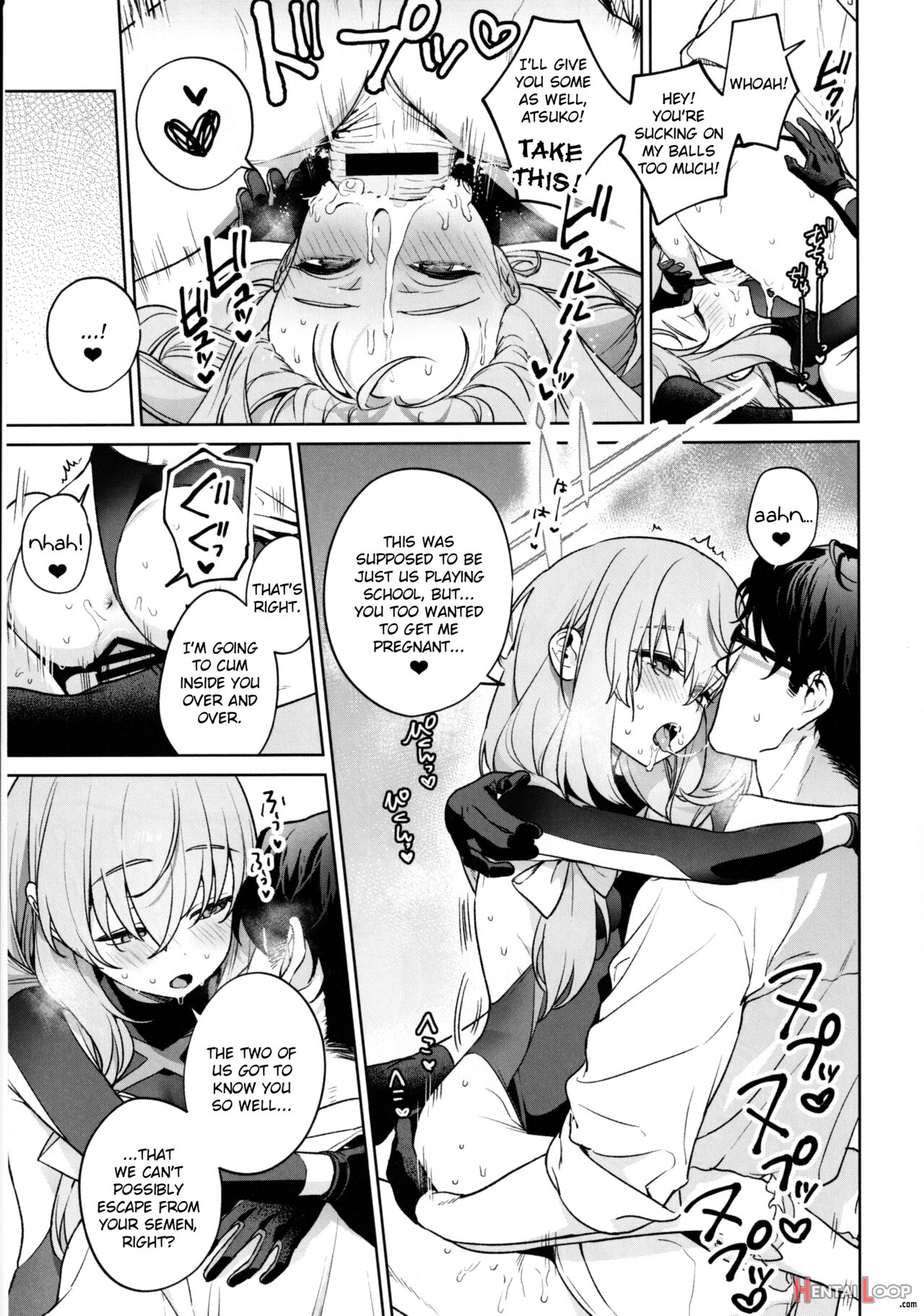 Saori To Atsuko Ni Obenkyou Oshieru Hon page 28